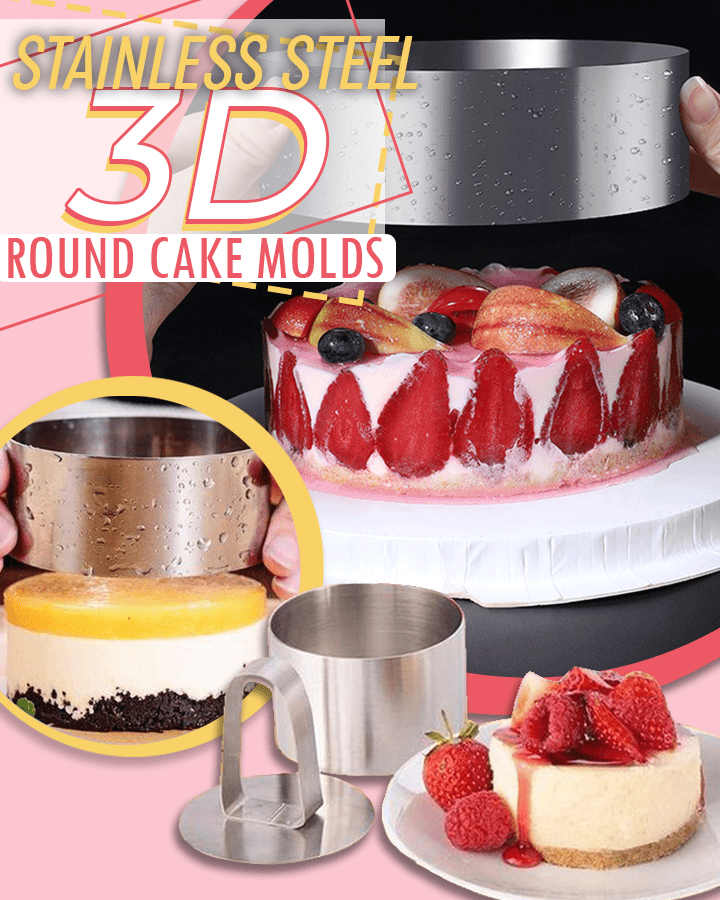 DIY 3D rund tårtformsuppsättning