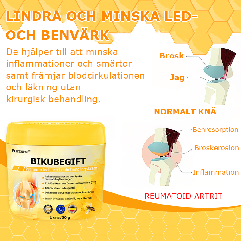 Furzero™ Bivax- och Ledkräm (✨ Speciellt mot ortopediska sjukdomar och ledsmerter ✨)